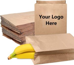 BPAS049-01 Individuelle Kraftpapiertüte mit flachem Boden