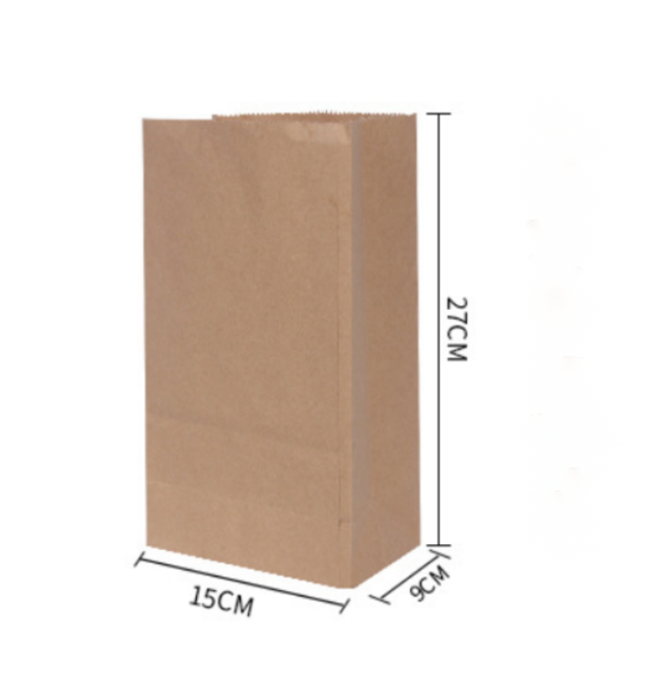 BPAS049-06 Individuelle Kraftpapiertüte mit flachem Boden