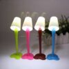 Caneta esferográfica Creative Lamp -BPPP0026.2 Caneta esferográfica de lâmpada criativa personalizada com suporte de secretária e impressão do logótipo