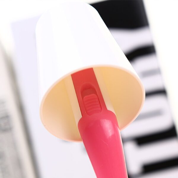 Caneta esferográfica Creative Lamp -BPPP0026.4 Caneta esferográfica de lâmpada criativa personalizada com suporte de secretária e impressão do logótipo