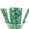 Custom Design Biodegradable Drinking Paper Straws with Logo Print