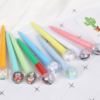 Custom Logo Liquid glitter floating filled Tip Ball Point Pen -BPPP0027.3 Custom Liquid Glitter Floating Ballpoint Pen with PVC Insert and Logo Imprint