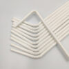 Custom Biodegradable Flexible Kraft Paper Straws with Logo Print