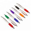 Custom Click Action Ballpoint Pen with Soft Rubber Grip and Logo Imprint