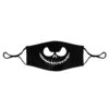 Custom Halloween Face Mask with Filter Pocket and Full Color Spooky Design