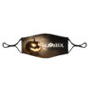 Custom Halloween Face Mask with Filter Pocket and Full Color Spooky Design