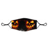 Custom Halloween Face Mask with Filter Pocket and Full Color Spooky Design