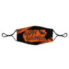 Custom Halloween Face Mask with Filter Pocket and Full Color Spooky Design