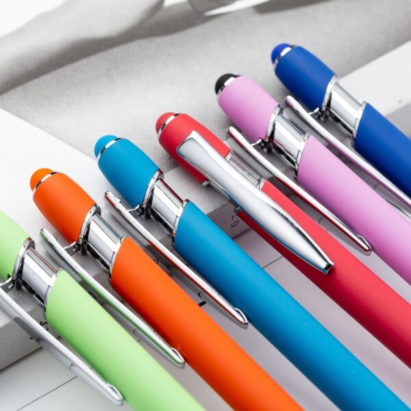 Custom Metal Stylus Ballpoint Pen with Touchscreen Tip