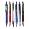 Metal push click action ball point pen -BPPP0064.1 Custom Metal Push Click Action Ballpoint Pen with Diamond Grip