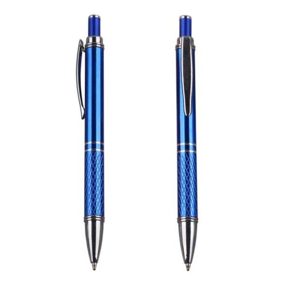 Metal push click action ball point pen -BPPP0064.2 Custom Metal Push Click Action Ballpoint Pen with Diamond Grip