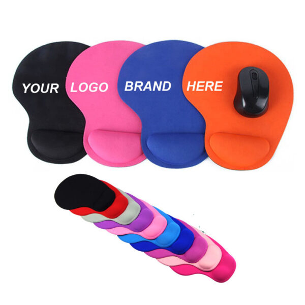 Tapete de rato ergonómico personalizado com apoio para o pulso