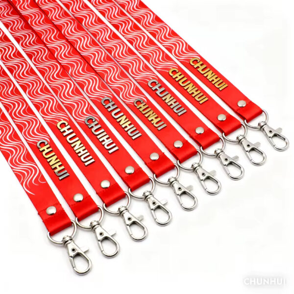 Custom Printed Lanyard with Metal Clasp and Logo
