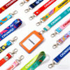 cee9c126-9245-456c-8116-28237f6602dd Custom Printed Lanyard with Badge Holder and Metal Clasp