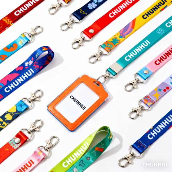 cee9c126-9245-456c-8116-28237f6602dd Custom Printed Lanyard with Badge Holder and Metal Clasp
