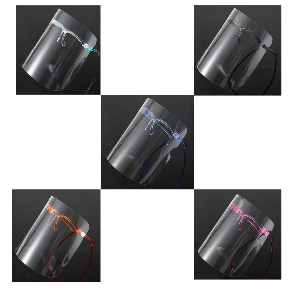 未标题-3 Schermo facciale personalizzato con staffa per montatura di occhiali e logo impresso